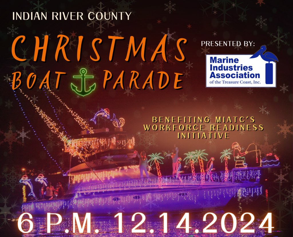 christmas boat parade vero beach, christmas golf cart rental